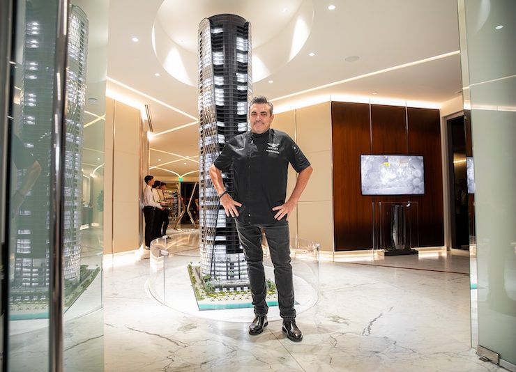 bentley residences scale model with chef todd english2zgghiw