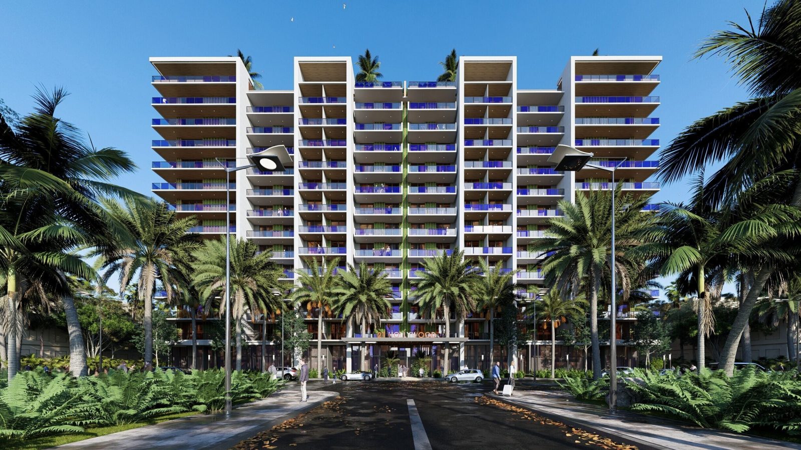 21 Hollywood exterior artist rendition
