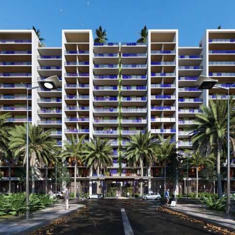 21 Hollywood exterior artist rendition
