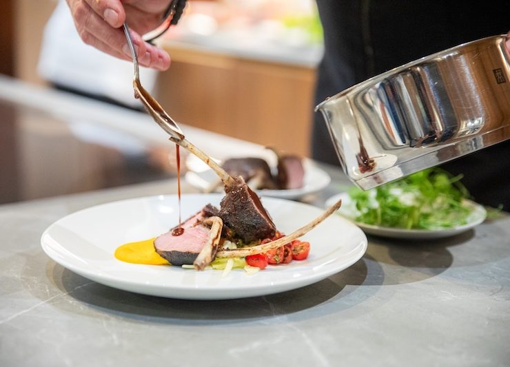 chef todd english prepares lamb chops dinner2