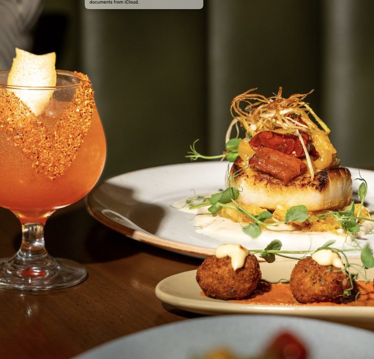 chilean sea bass and cheese balls