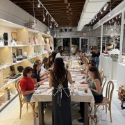 Holiday Ceramic Candleholder Workshop at Canush Miami