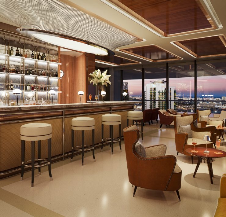 Speakeasy on the 37th floor of the upcoming Cipriani Residences Miami