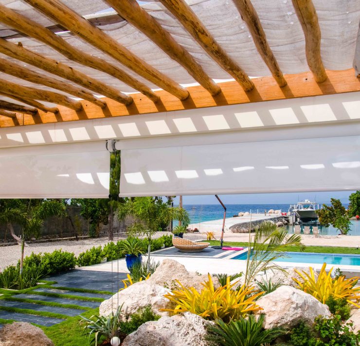 Pergola courtesy of Shades & Design Studio