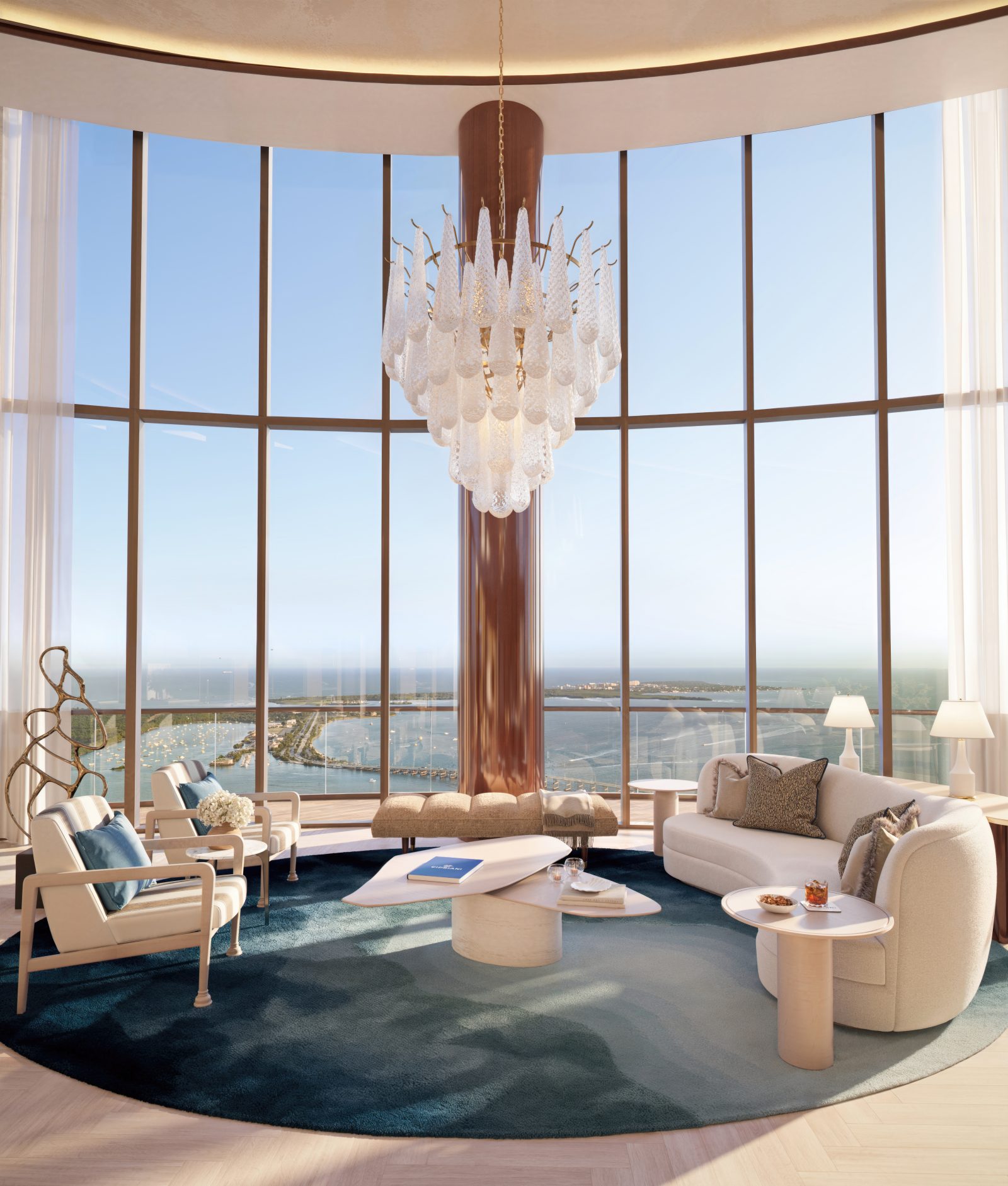 Elegant penthouse at Cipriani Residences Miami