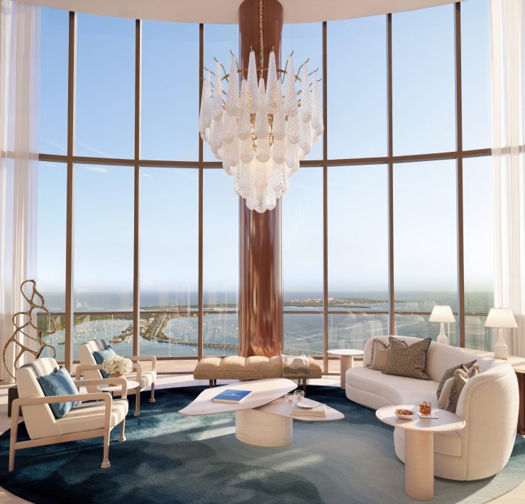 Elegant penthouse at Cipriani Residences Miami