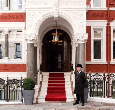 a porter outside the st. jamess hotel and club photo courtesy of st. jamess hotel and club