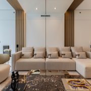 appenin living room millwork