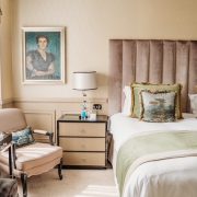 One of the many elegant suites at this iconic London hotel. Photo courtesy: St. James’s Hotel and Club.