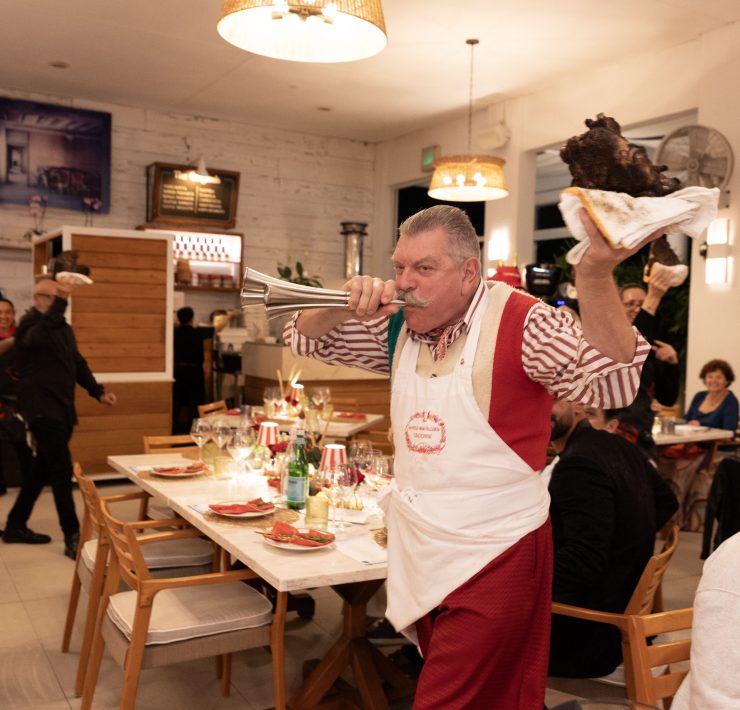 dario cecchini playing trumpet
