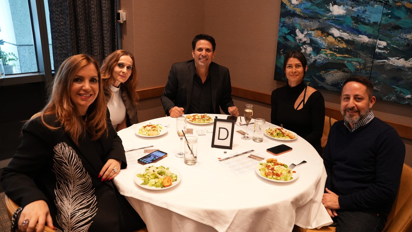 Luxury Guide hosts a Designers Lunch & Learn Event at Fleming's Steakhouse on Las Olas Boulevard, Ft. Lauderdale.