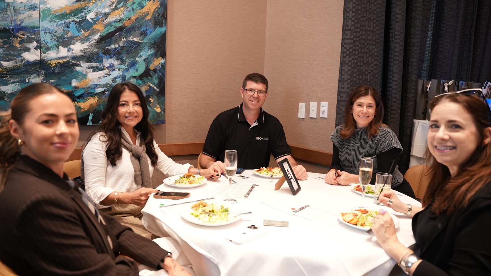 Luxury Guide hosts a Designers Lunch & Learn Event at Fleming's Steakhouse on Las Olas Boulevard, Ft. Lauderdale.