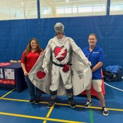 stacy cartechine wwpf heart screening director mother of sudden cardiac death victim and ed kosiec cpr man and craig goldenfarb ceo and founder of goldlaw