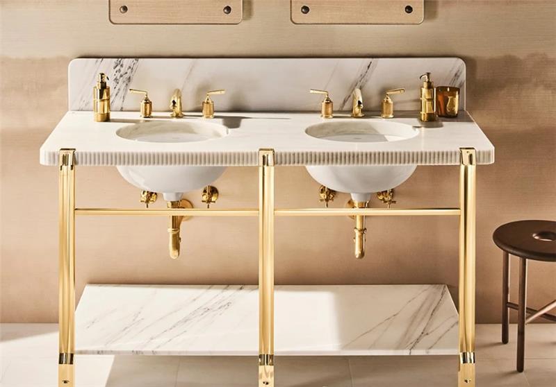 waterworks vanity and faucets
