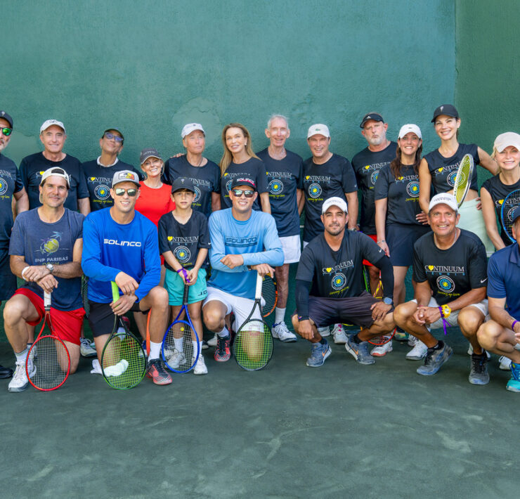 continuum tennis fundraiser 2026 group shot