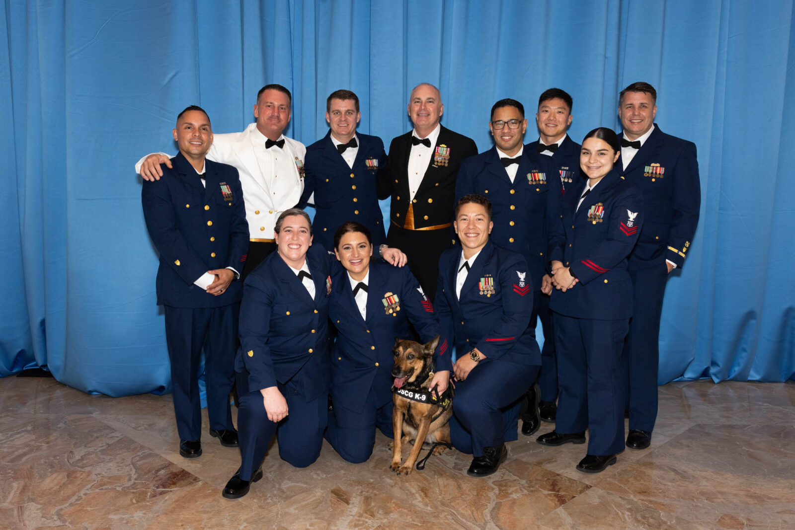 k9 ultra alaina whitaker and members of us coast guard