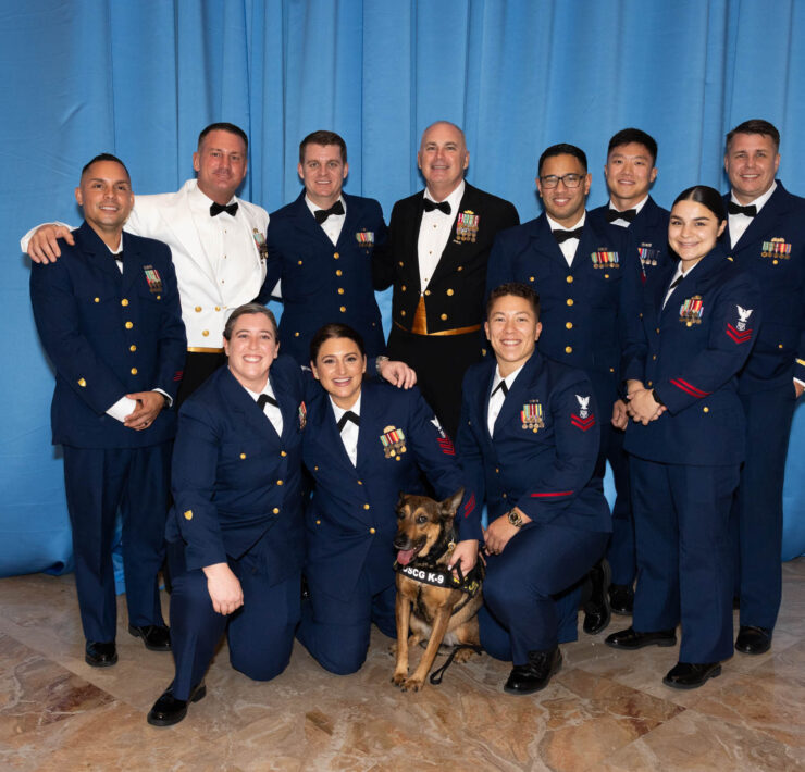 k9 ultra alaina whitaker and members of us coast guard