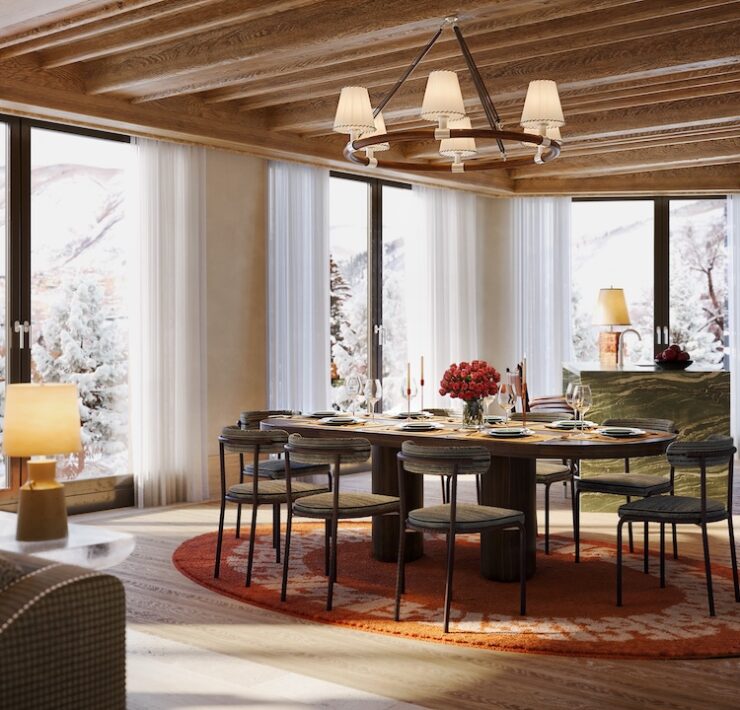 mountain homes kitchen and dining