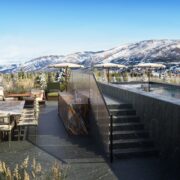 mountain homes rooftop pool