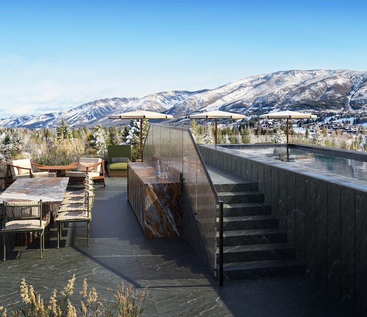 mountain homes rooftop pool