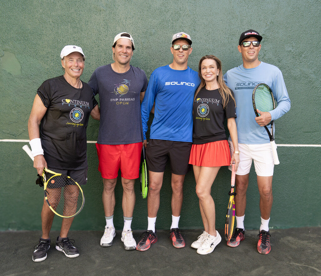 steven michaelson l tommy haas bob bryan stacey cooper mike bryan