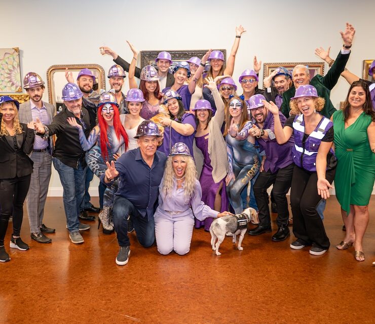 tanya lynn heller founder of purrr with volunteers and staff