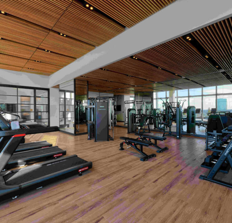 the ritz carlton residences boston south station tower fitness center credit andy ryan
