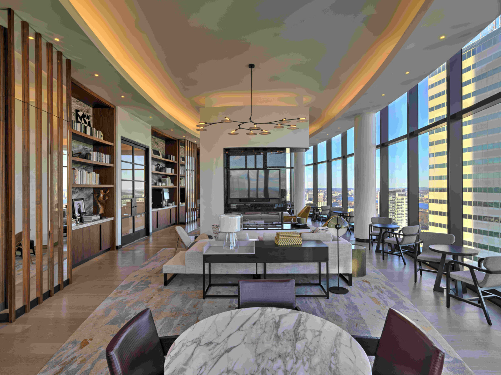 the ritz carlton residences boston south station tower library lounge credit andy ryan.jpg