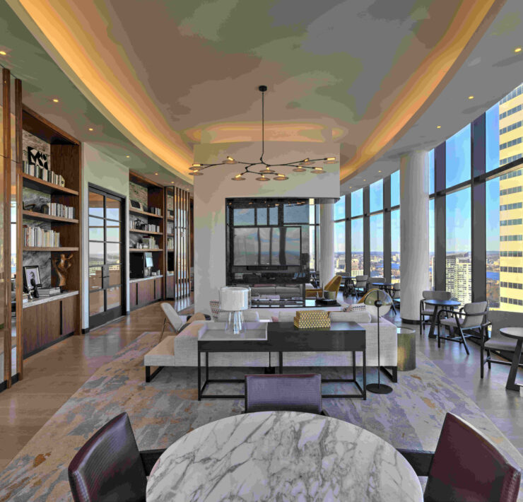 the ritz carlton residences boston south station tower library lounge credit andy ryan.jpg
