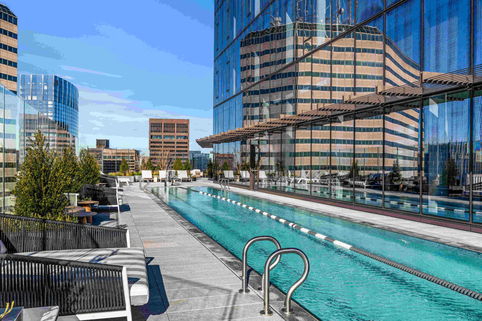 the ritz carlton residences boston south station tower pool credit luxelife