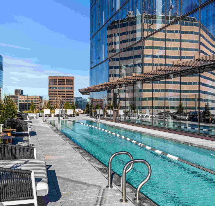 the ritz carlton residences boston south station tower pool credit luxelife
