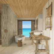 bathroom rendering by six senses residences belize