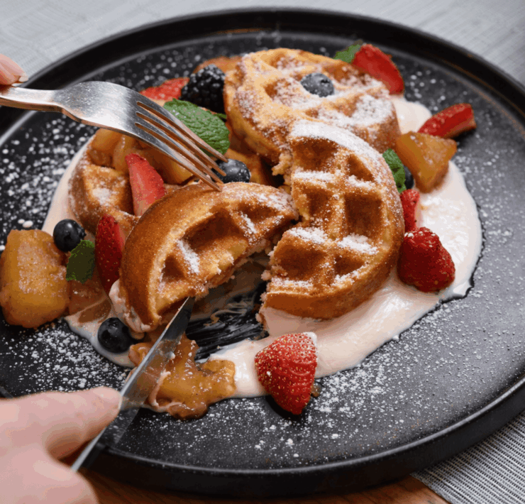 cornbread waffles 1