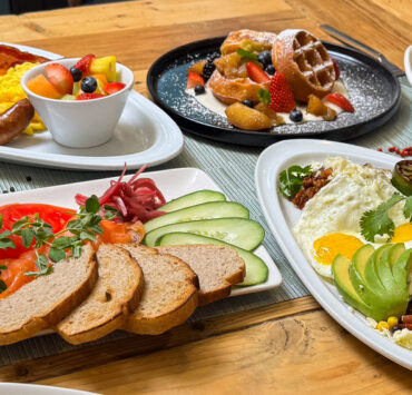 farmers table brunch spread