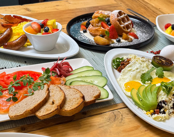 farmers table brunch spread