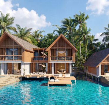 four bedroom exterior rendering by six senses residences belize