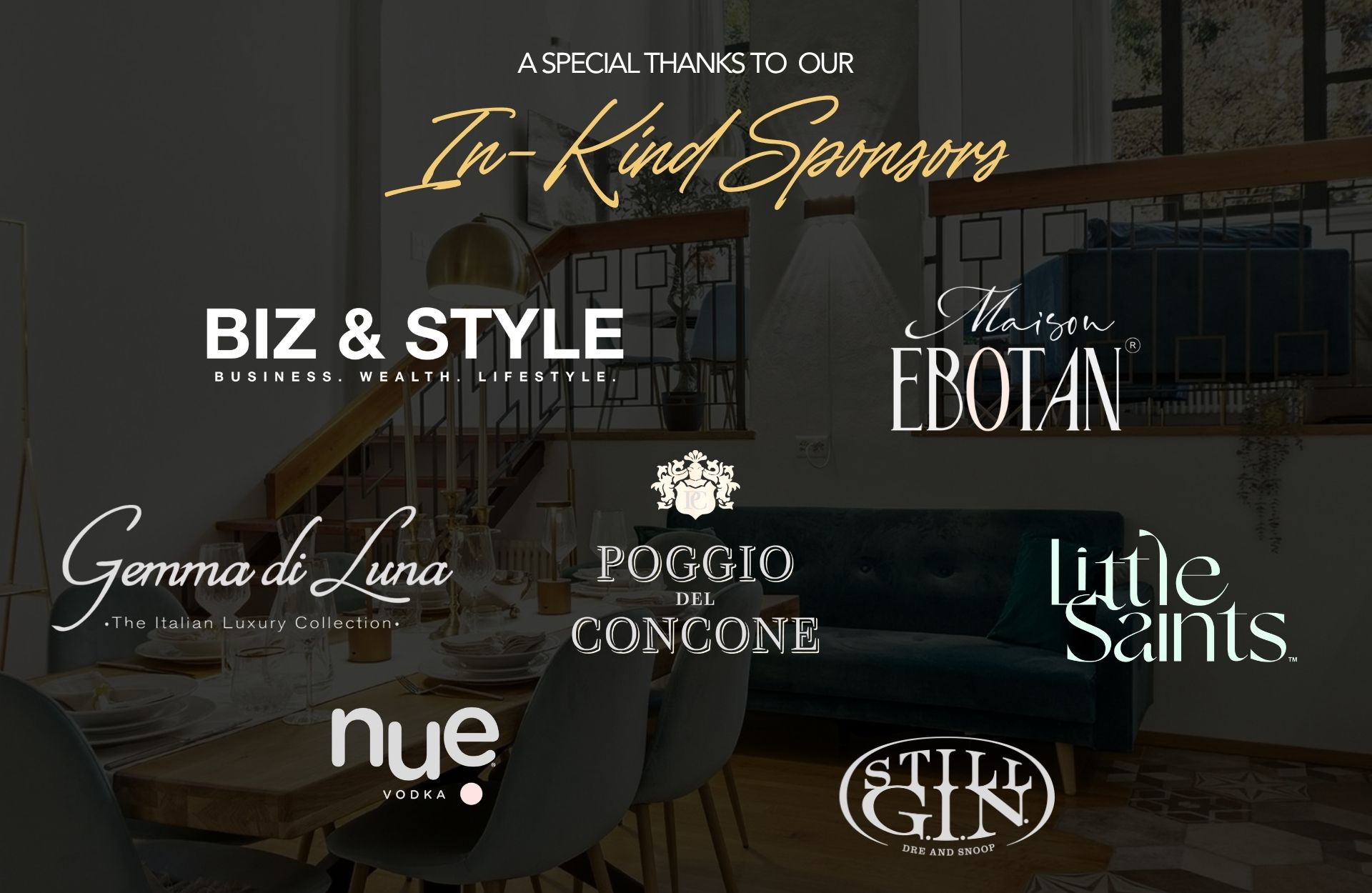 in kind sponsors