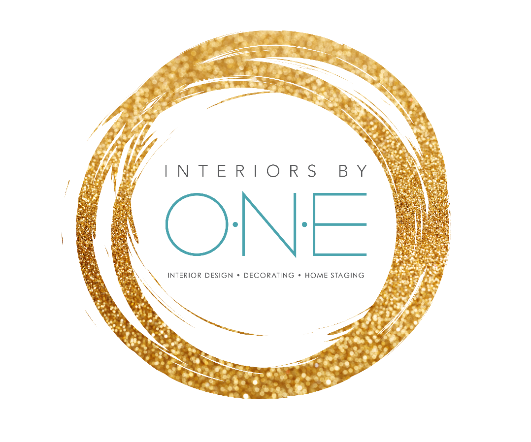 one glitter logo white
