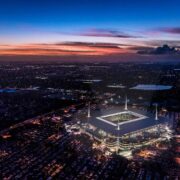 stadium at night hard rock stadium miami gardens
