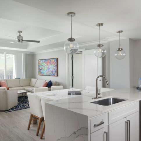 sunsuites™villas living room water view