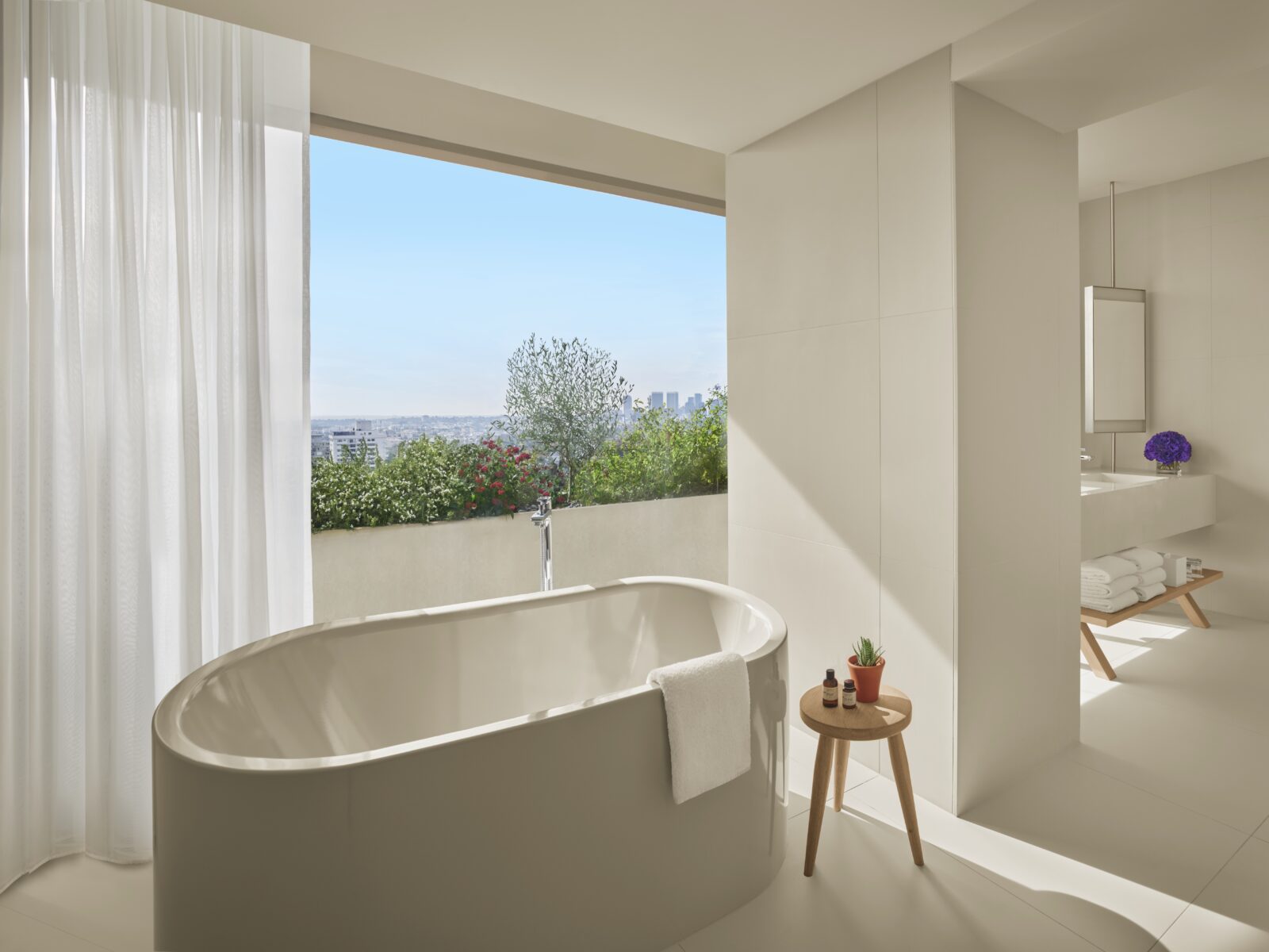 the west hollywood edition penthouse bathroom