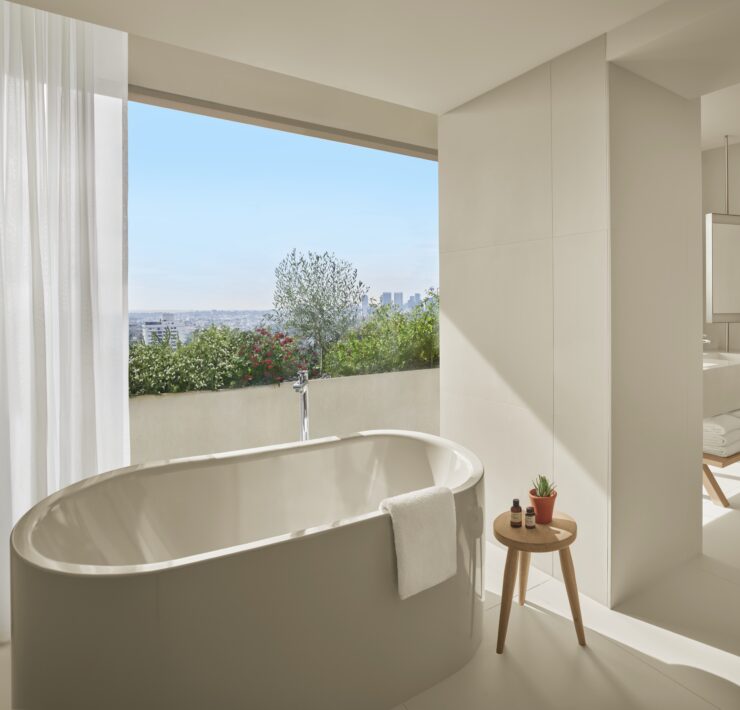 the west hollywood edition penthouse bathroom