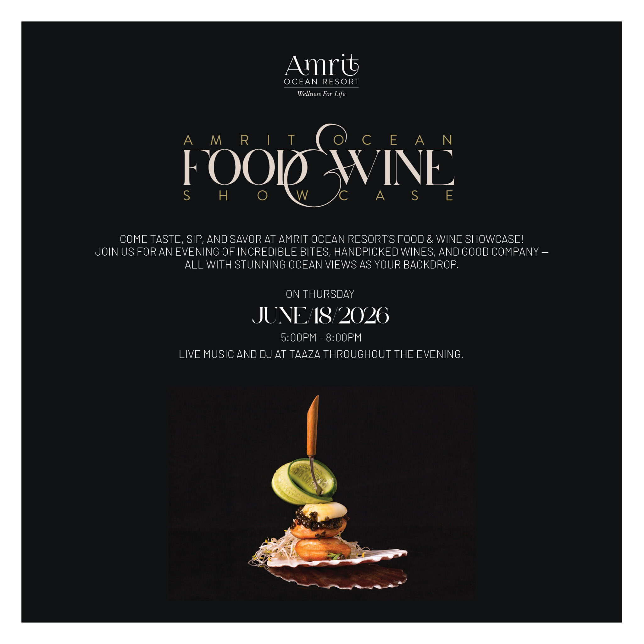 amrit food & wine showcase