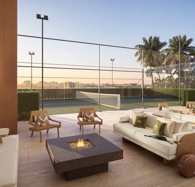 palm tree residences miami padel court