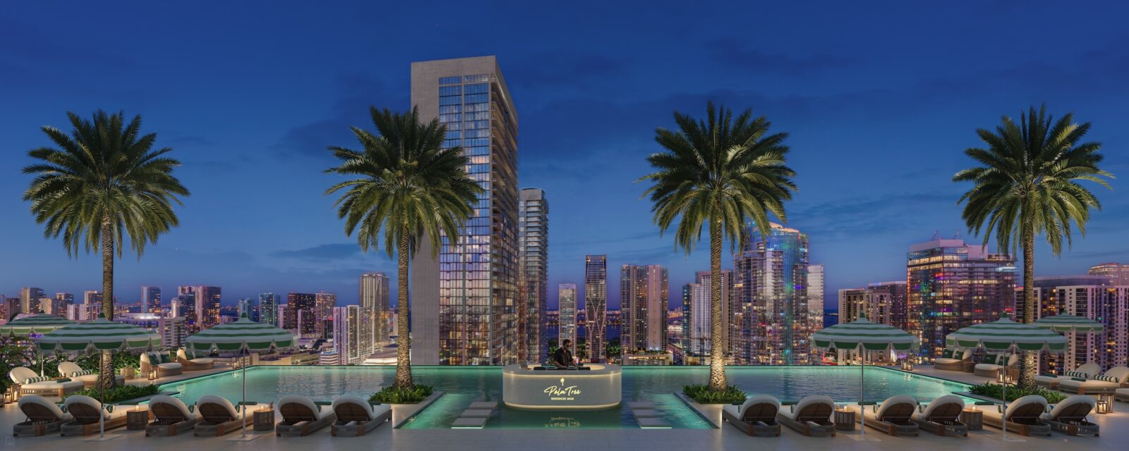 palm tree residences miami pool deck