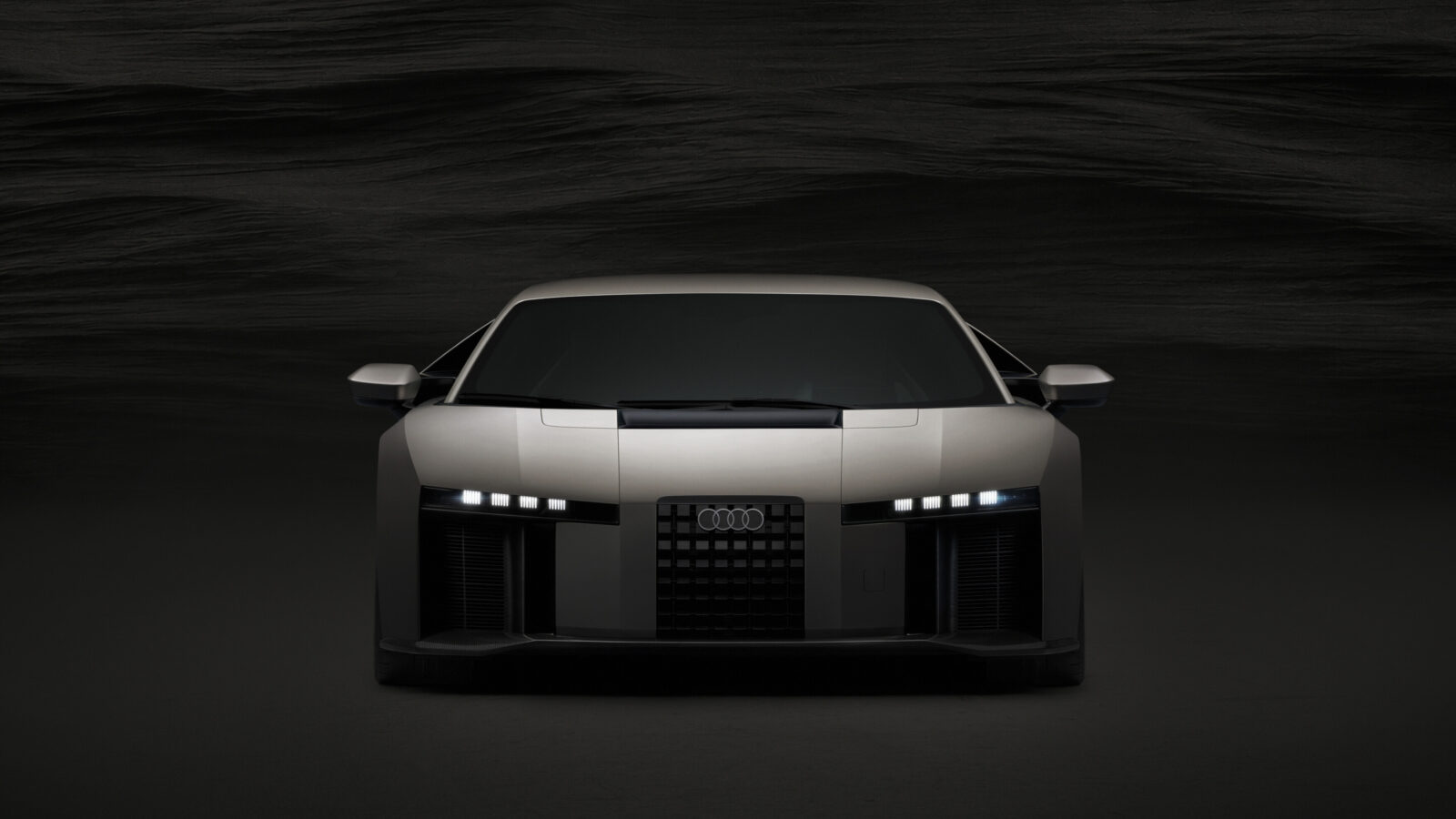 Titanium, static studio shot, exterior, frontal view