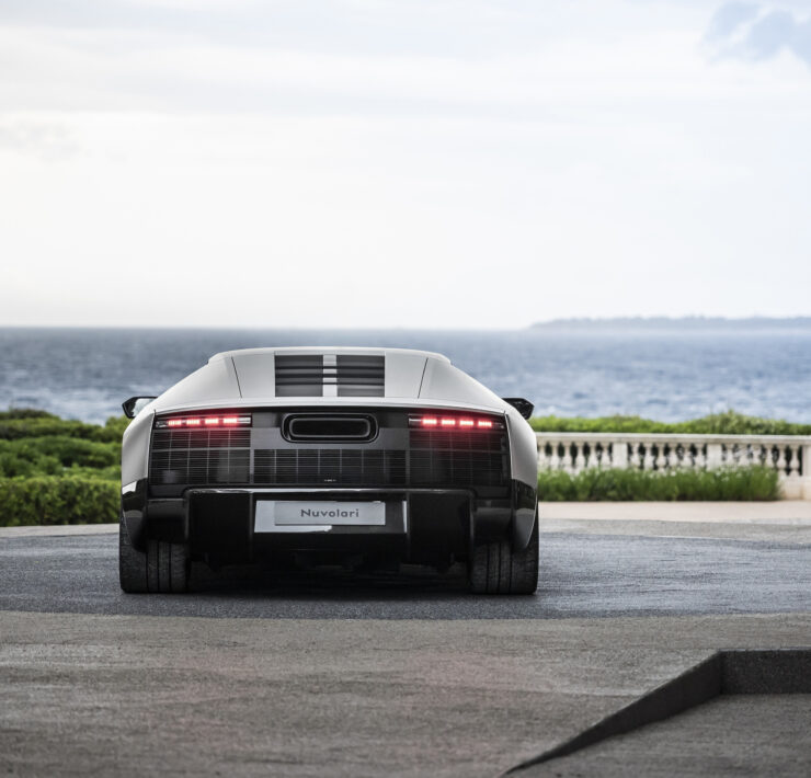Titanium, outdoor static photo, exterior, rear view