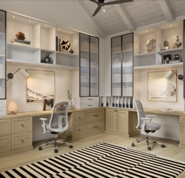 california closets farmhouse office