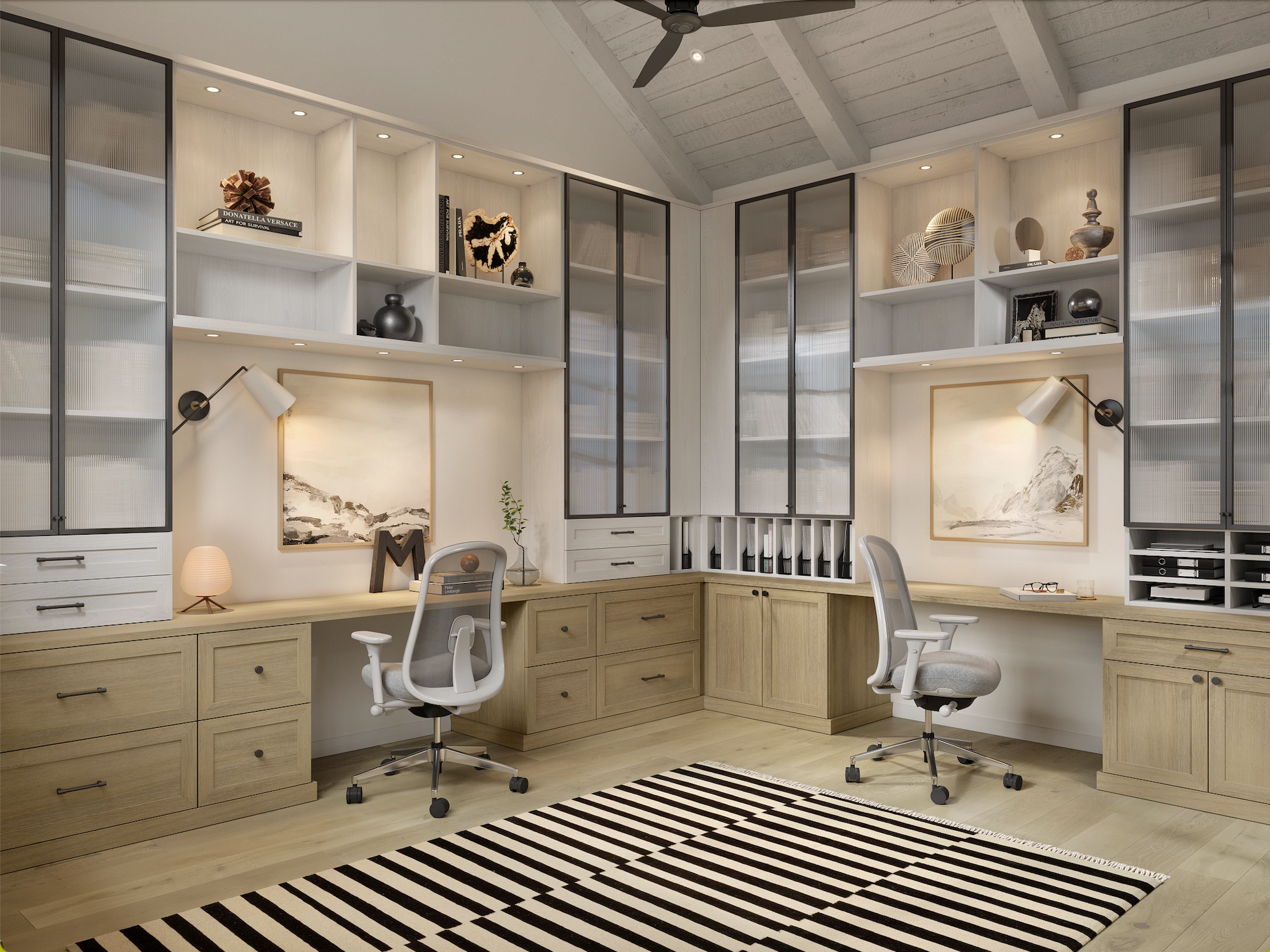 california closets farmhouse office