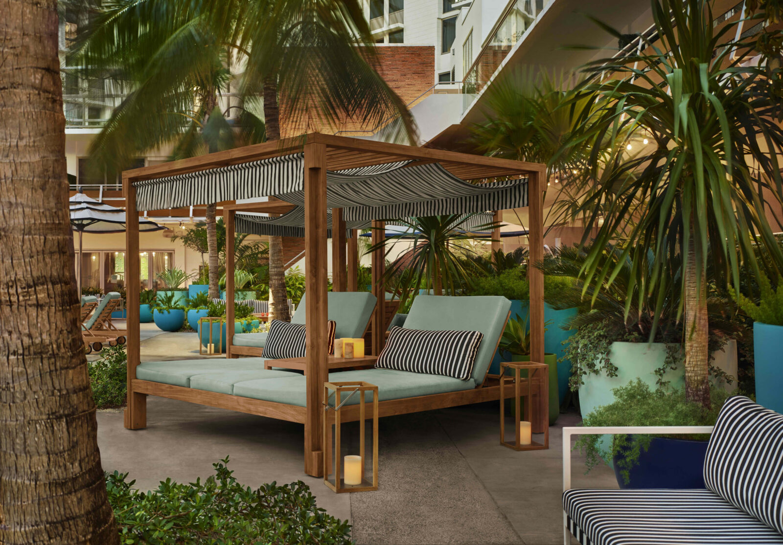 gates miami pool cabana 3 1 1